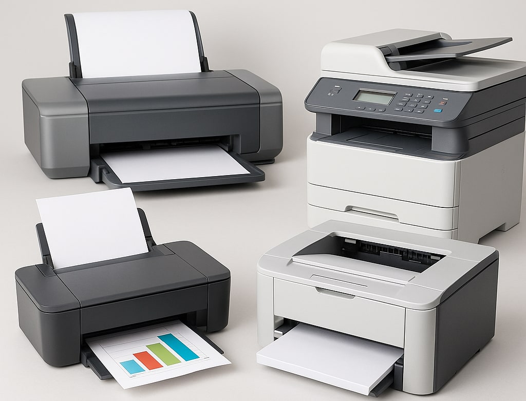 Quels types d’imprimantes peut-on louer ? Jet d’encre, laser, multifonction…